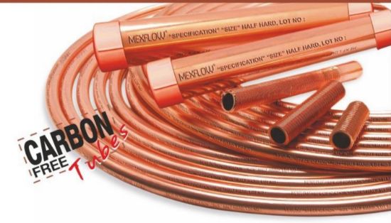 AC Spare Parts in Bangalore | Compressor, PCB, Gas — Universal 3 Copper pipe for AC Bangalore — Mexflow carbon-free