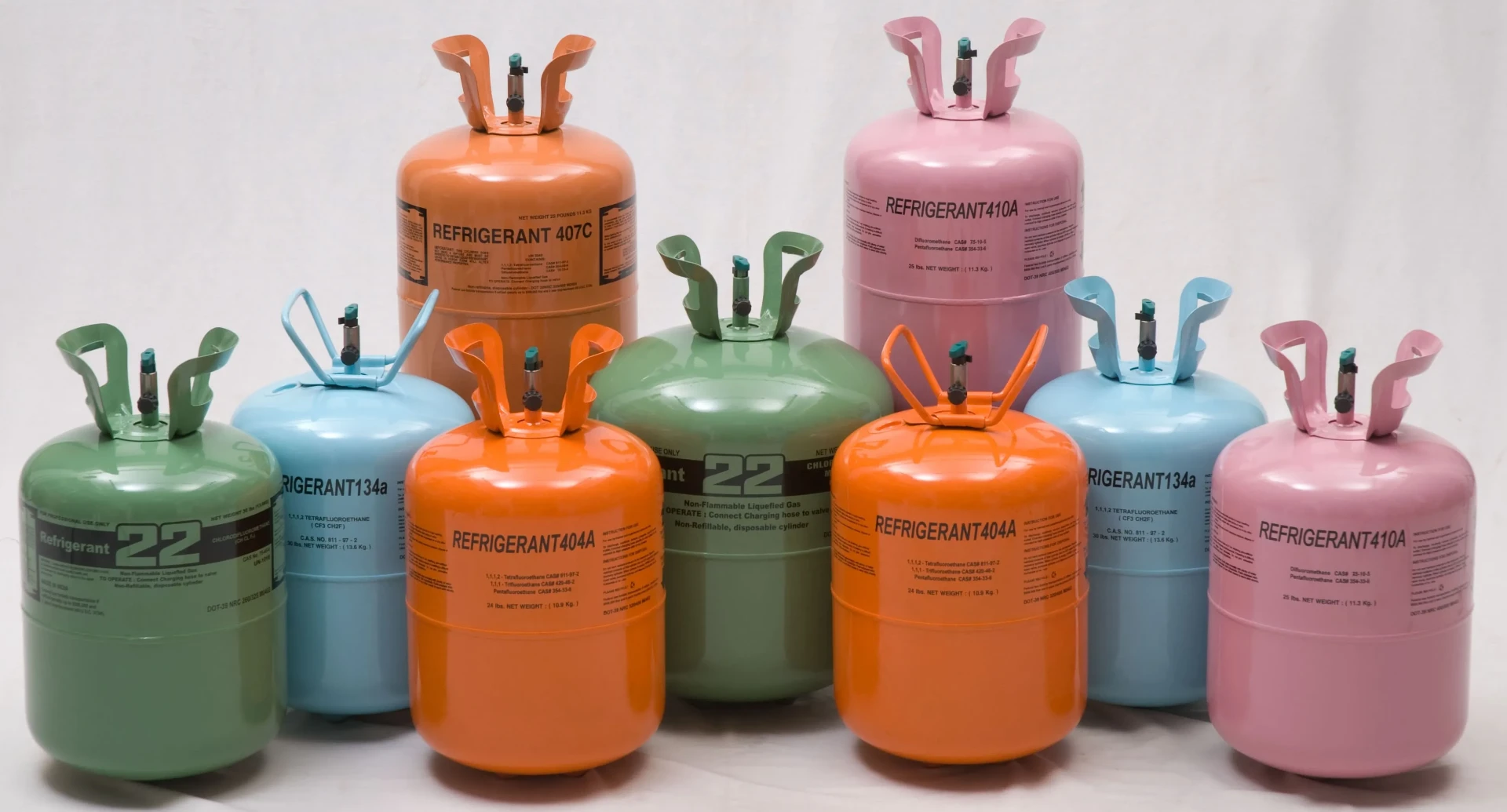 AC Spare Parts in Bangalore | Compressor, PCB, Gas — Universal 2 AC gas cylinder Bangalore — R32, R410A, R134a refrigerant